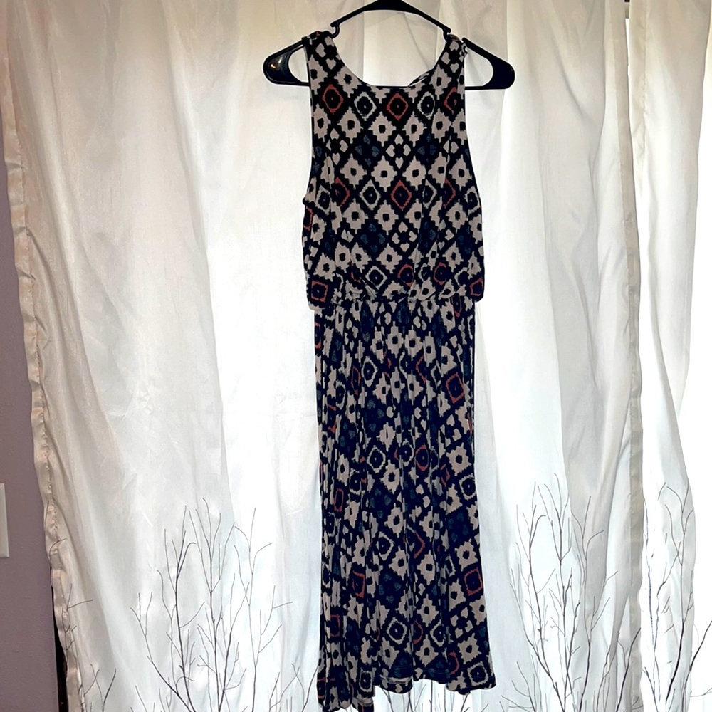 Long Dress with cinched waist
